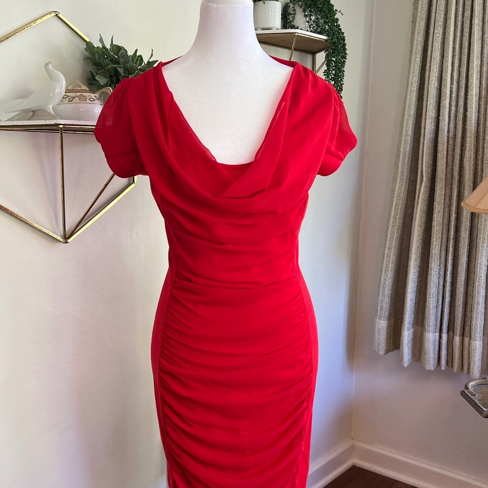 Red Express Mini Dress